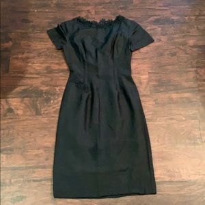 Black 2 piece vintage dress